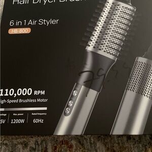 6 in 1 Air Styler Hair Dryer Brush